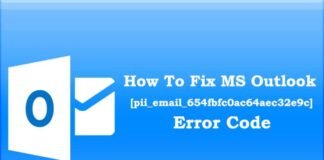 HOW TO FIX MS OUTLOOK [PII_EMAIL_654FBFC0AC64AEC32E9C] ERROR CODE