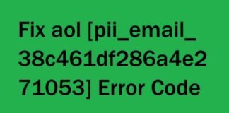 FIX AOL [PII_EMAIL_38C461DF286A4E271053] ERROR CODE